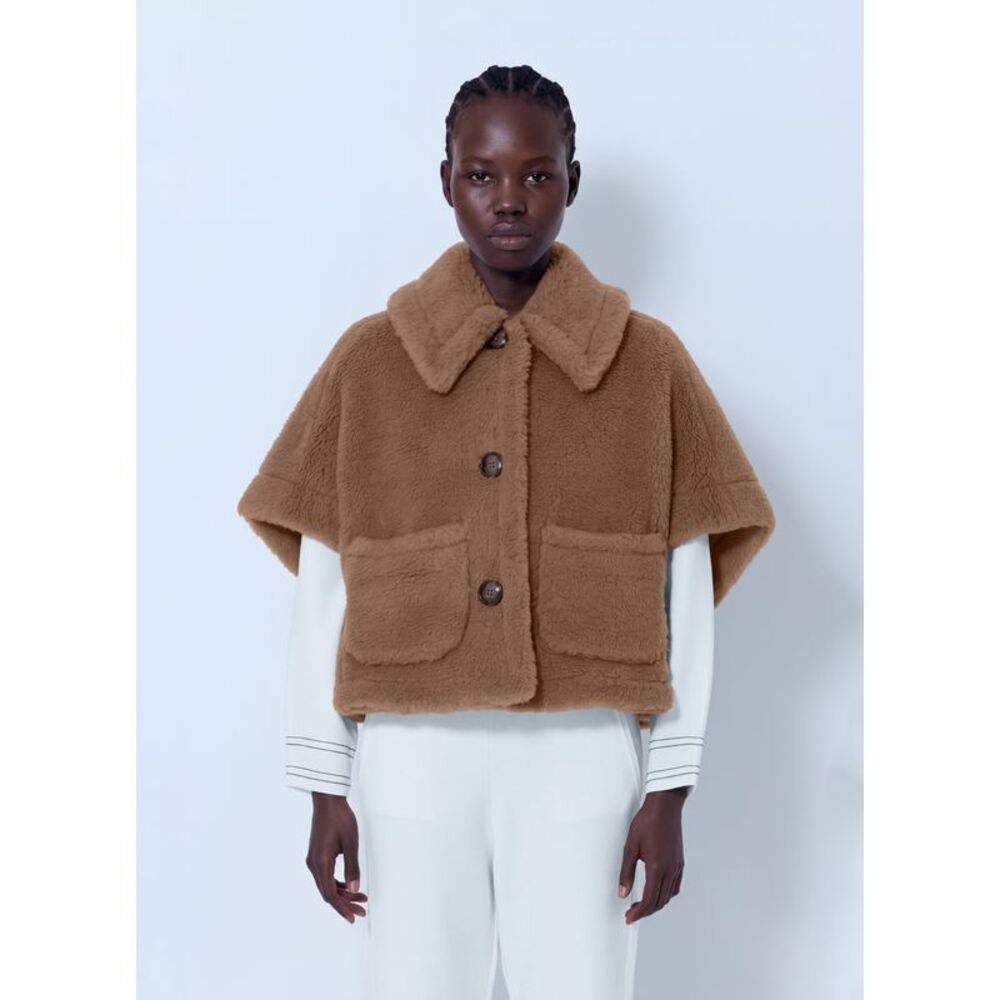 Max Mara Women Short Shearling Coat